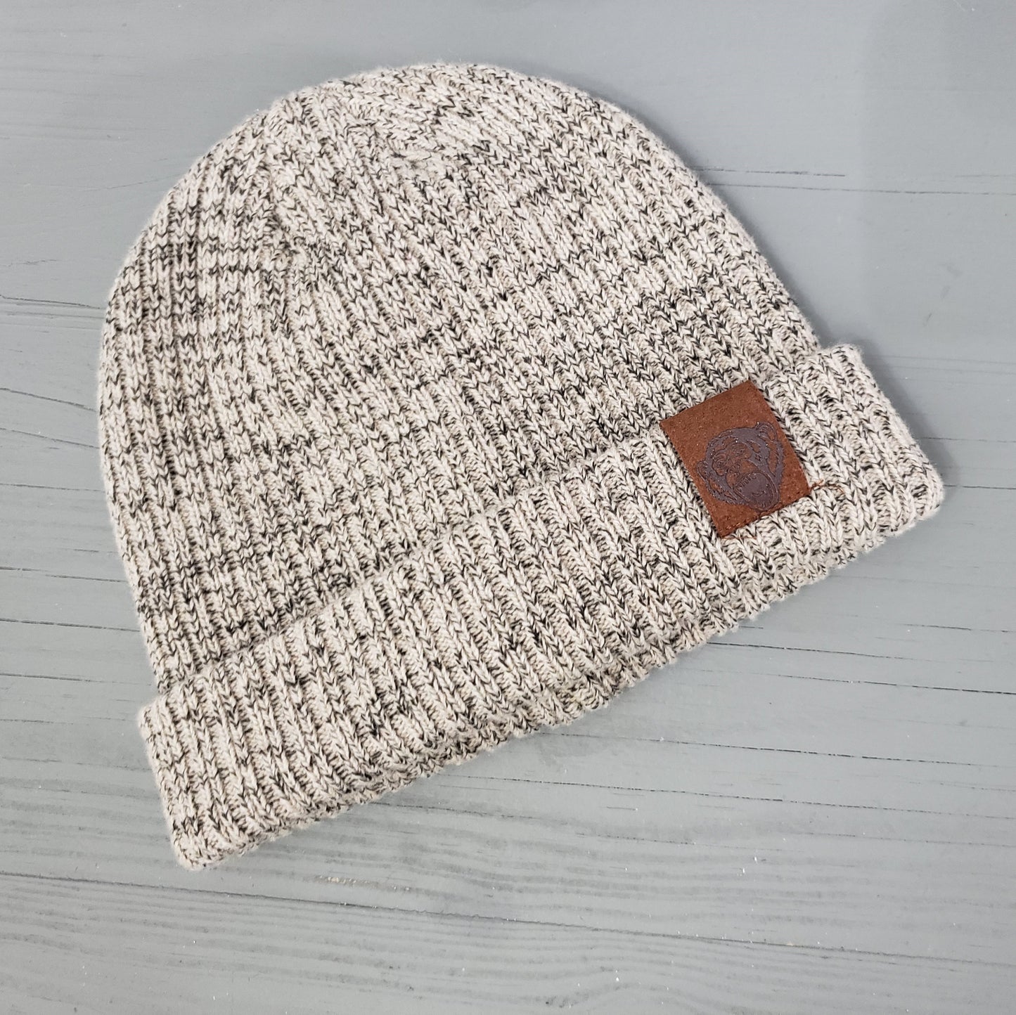 FM43 Wooly Head Ribbed Knit Beanie