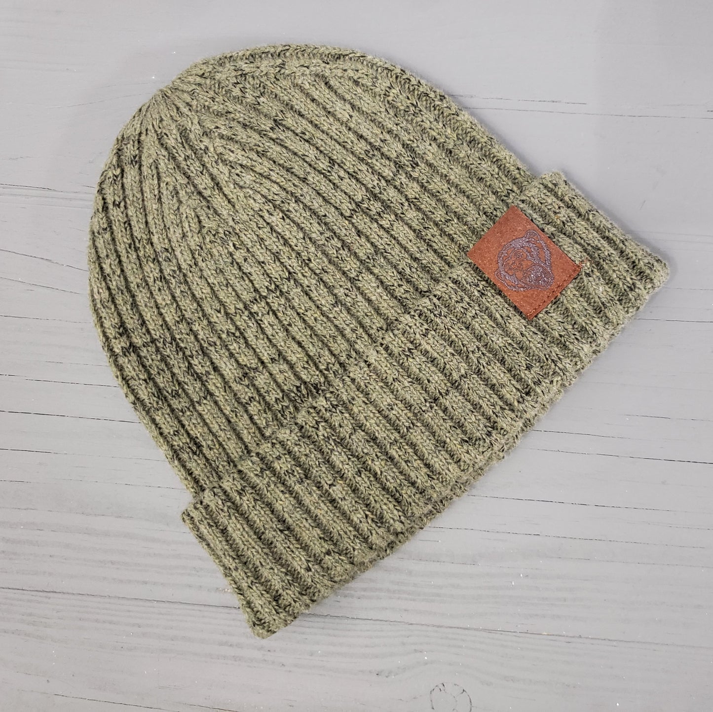 FM43 Wooly Head Ribbed Knit Beanie