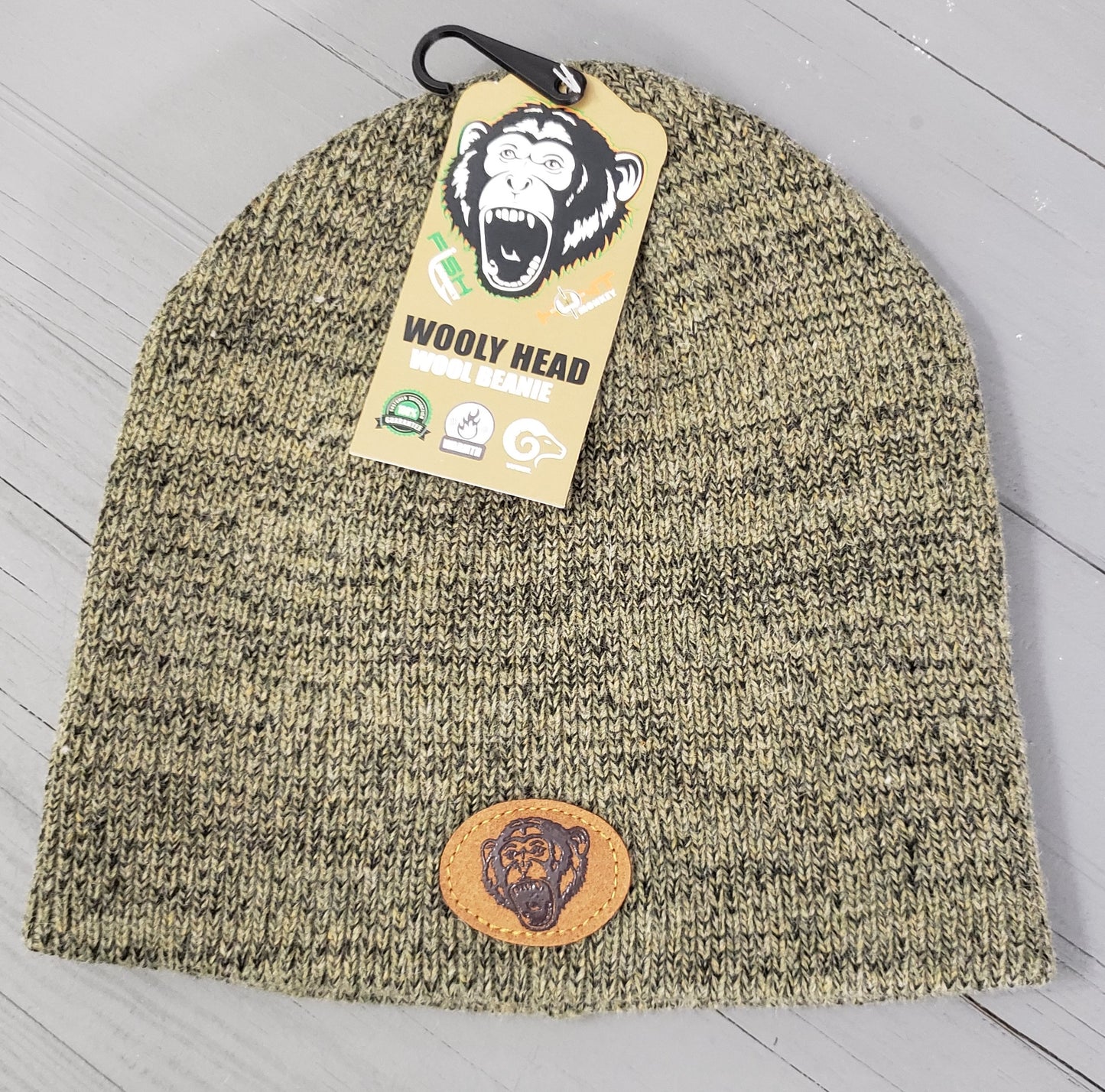 FM44 - Wooly Head Jersey Knit Beanie