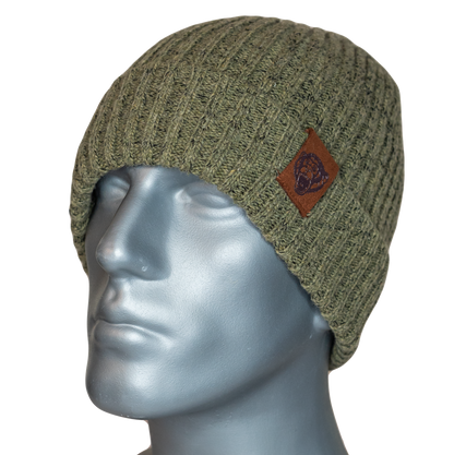 FM43 Wooly Head Ribbed Knit Beanie