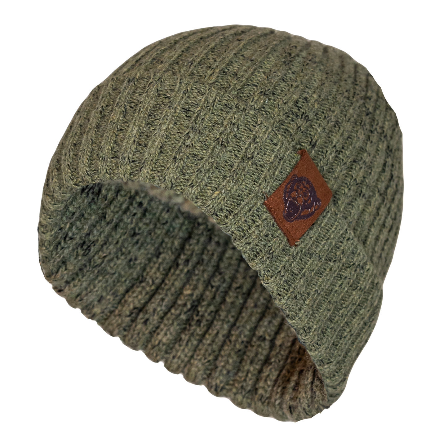 FM43 Wooly Head Ribbed Knit Beanie